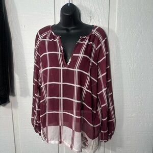 Emerson Street Mississippi State Sheer Top Size Small EUC
